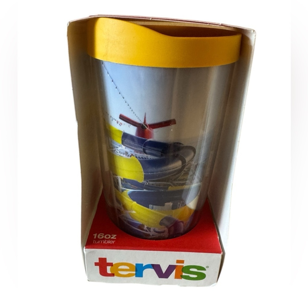 Carnival Cruise Tervis tumbler with water slides 16 ounces New in package